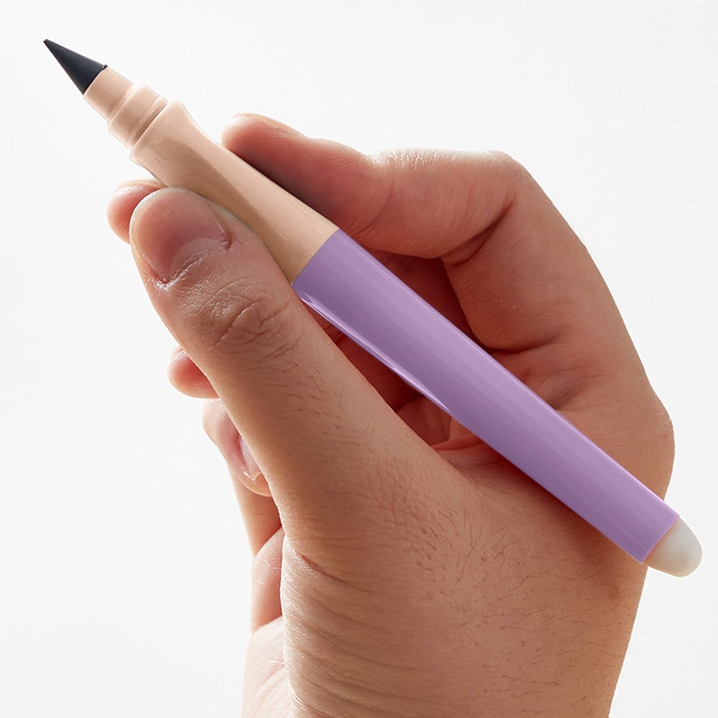 Tyidzon Forever Pencils for Writing, No Need Sharpened Pencil Cute Inkless Everlasting Pencil for Sketching, Replace Mechanical Pen for Sketch, Drawing and Writing Purple