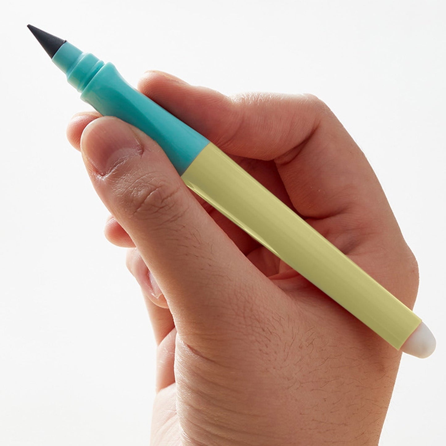 Tyidzon Forever Pencils for Writing, No Need Sharpened Pencil Cute Inkless Everlasting Pencil for Sketching, Replace Mechanical Pen for Sketch, Drawing and Writing Yellow
