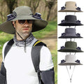 PALIFEUR Wide Brim Solar Fan Hat with 2 Solar Fan, Fan Built in Hat with Fans Solar Power, Solar Powered Fan Hat for Outdoor Fishing Travel, 3 Speed Adjustable Fan Hat Green
