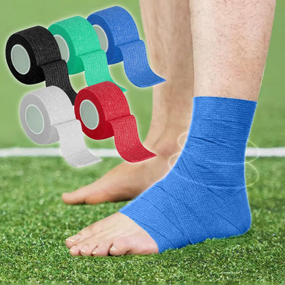 Tyidzon 3 Rolls Kinesiology Tape, 3 Colors 1 Inch x 14.8 Feet Athletic Tape, Elastic Muscle Tape, Sports Tape, Thumb, Finger, Wrist, Ankle, Knee Tape for Exercise and Daily Use Black