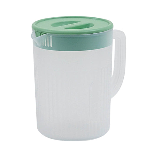 PALIFEUR Water Pitcher with Lid, 2 L Plastic Pitcher for Tea & Juice Water, Hot/Cold Water Jug, Tea Pitcher, Juice Pitcher, 13.5 x 7.2 x 4.7 Inch Z-4-B