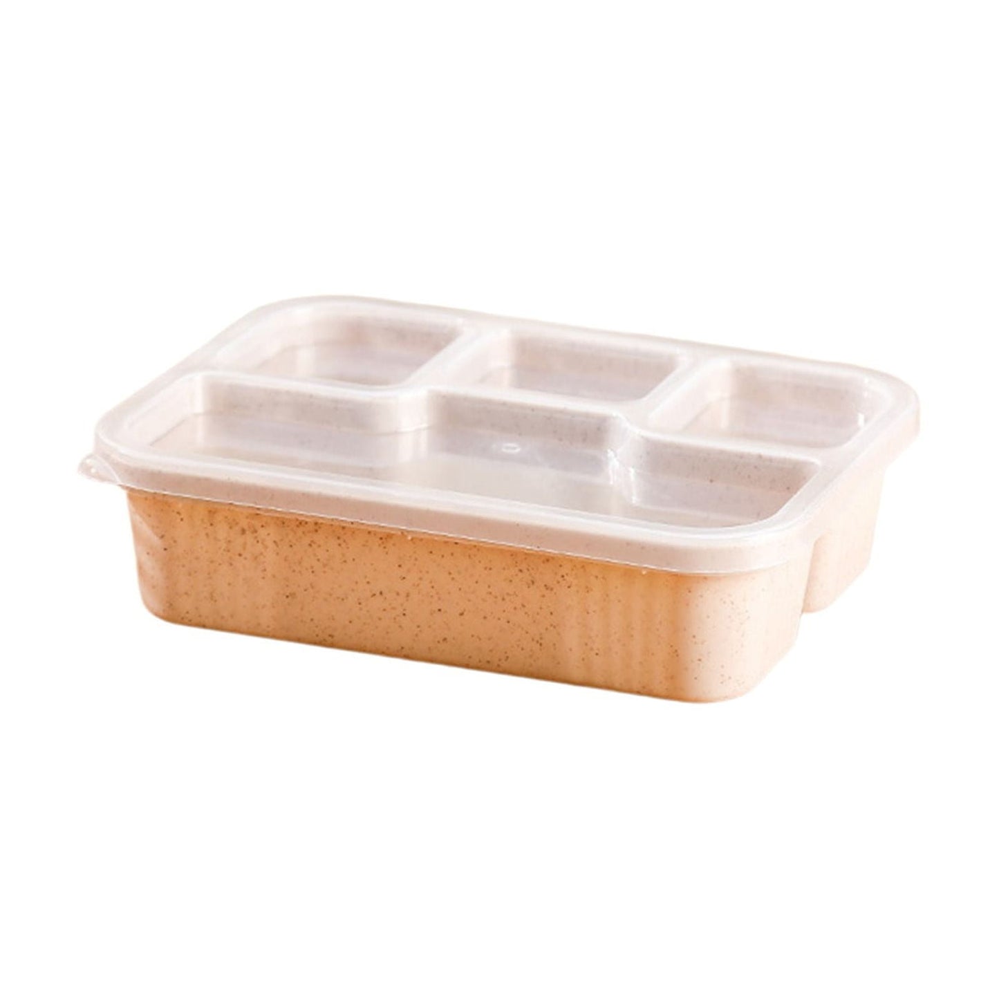 Xuniizn Bento Box Adult Lunch Box, Containers for Adults Men Women, Lunchable Food Container with Utensils, Sauce Jar, Muffin Liners, Microwave & Dishwasher Safe Beige