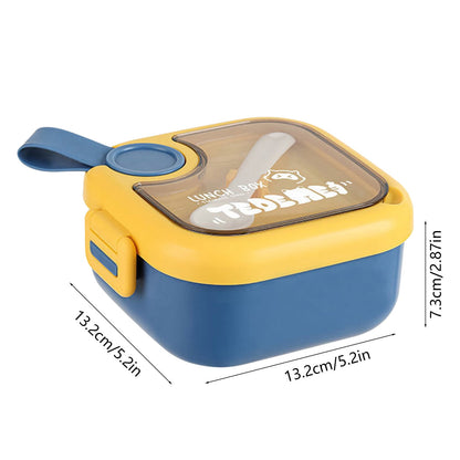 Xuniizn Bento Box Adult Lunch Box, Containers for Adults Men Women, Lunchable Food Container with Utensils, Sauce Jar, Muffin Liners, Microwave & Dishwasher Safe Blue#2