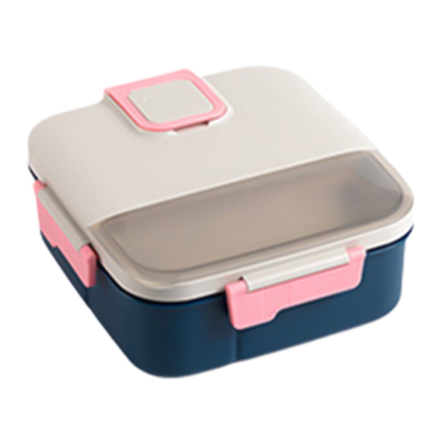 Xuniizn Bento Box Adult Lunch Box, Containers for Adults Men Women, Lunchable Food Container with Utensils, Sauce Jar, Muffin Liners, Microwave & Dishwasher Safe Gray