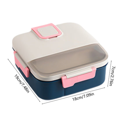 Xuniizn Bento Box Adult Lunch Box, Containers for Adults Men Women, Lunchable Food Container with Utensils, Sauce Jar, Muffin Liners, Microwave & Dishwasher Safe Gray