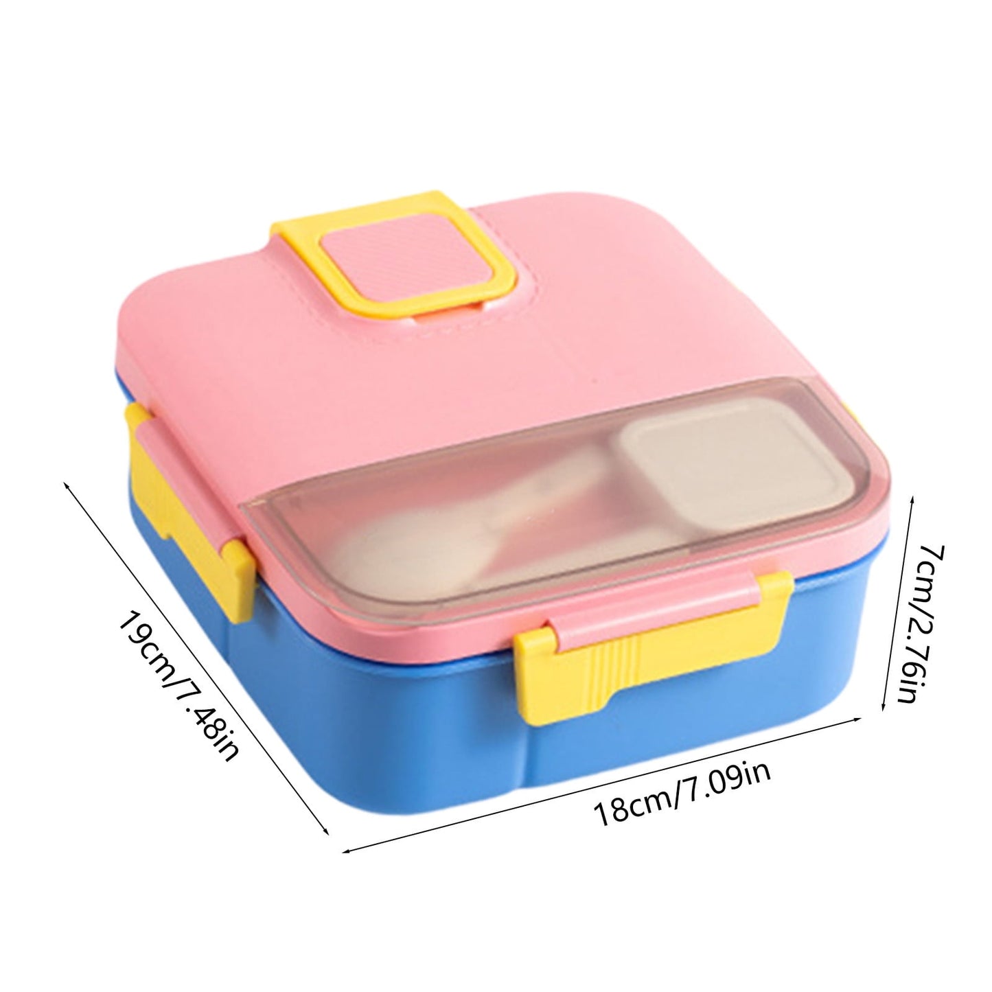 Xuniizn Bento Box Adult Lunch Box, Containers for Adults Men Women, Lunchable Food Container with Utensils, Sauce Jar, Muffin Liners, Microwave & Dishwasher Safe Pink#3