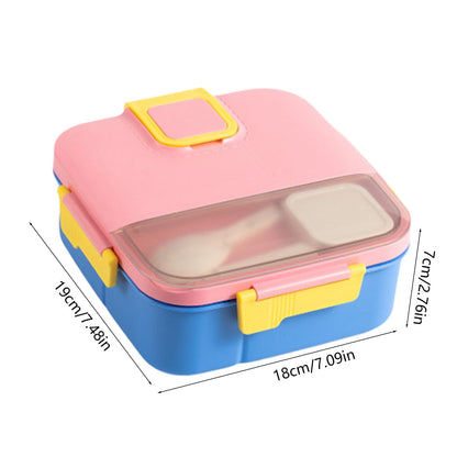 Xuniizn Bento Box Adult Lunch Box, Containers for Adults Men Women, Lunchable Food Container with Utensils, Sauce Jar, Muffin Liners, Microwave & Dishwasher Safe Pink#3