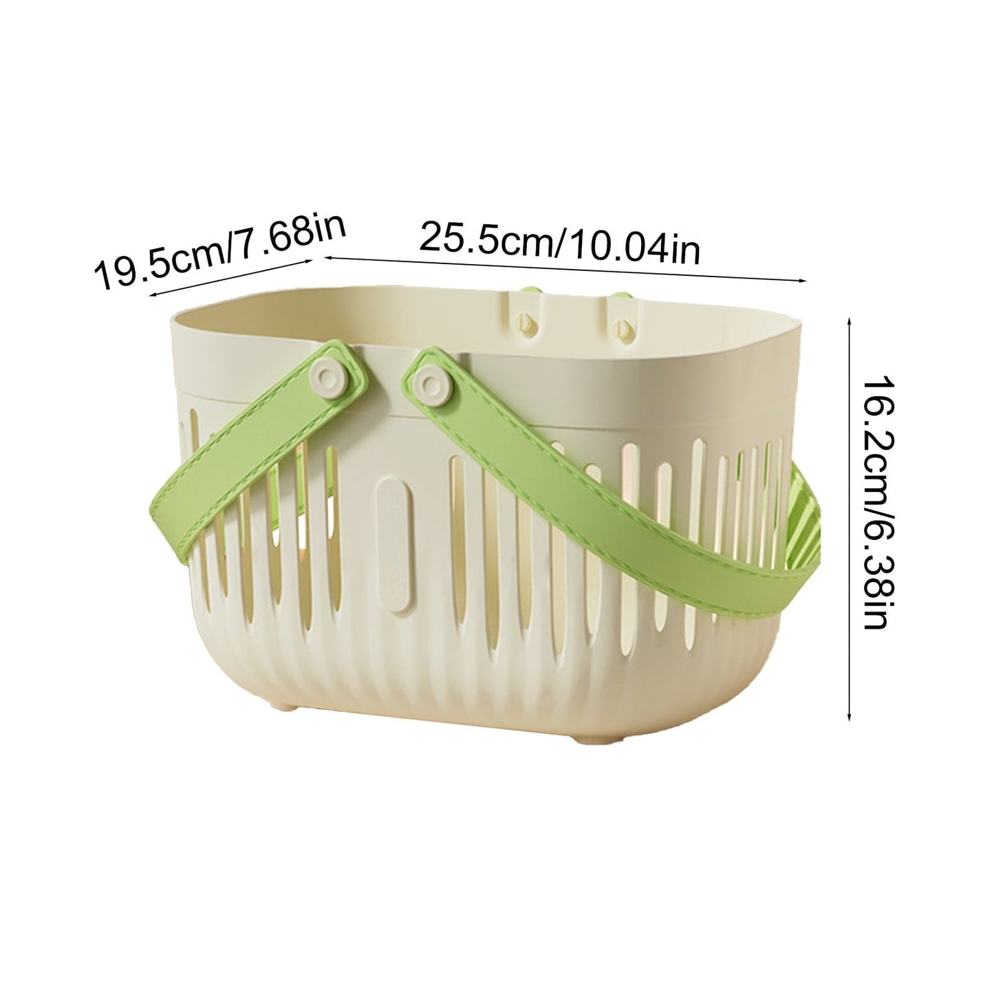Xuniizn Plastic Shower Caddy Portable Bucket, Cleaning Shower Basket with Handle Compartments Storage Organizer for Bathroom Kitchen College Dorm Sink White#1