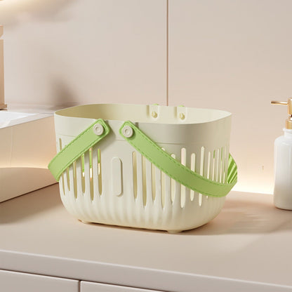 Xuniizn Plastic Shower Caddy Portable Bucket, Cleaning Shower Basket with Handle Compartments Storage Organizer for Bathroom Kitchen College Dorm Sink White#1