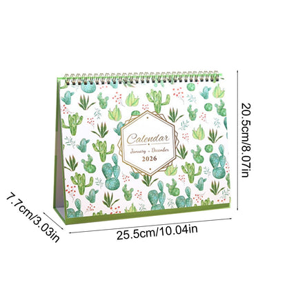 Dmlowu 2026 Desk Calendar - 8x10 inch Desk Calendar 2026-2027, 12 Months Desk Calendar Runs From January 2026 To December 2026, Exquisite Desk Calendar 2026 K