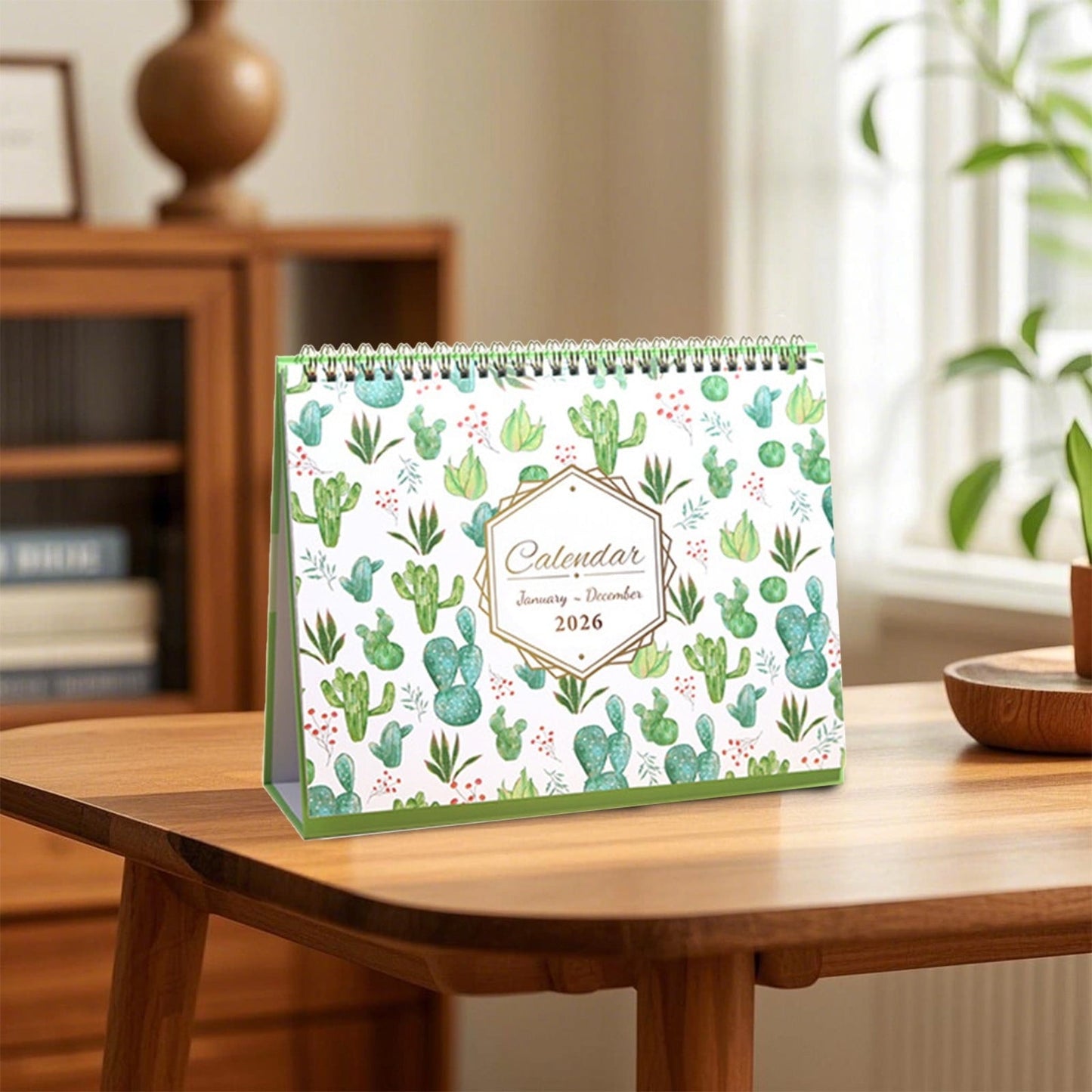 Dmlowu 2026 Desk Calendar - 8x10 inch Desk Calendar 2026-2027, 12 Months Desk Calendar Runs From January 2026 To December 2026, Exquisite Desk Calendar 2026 K