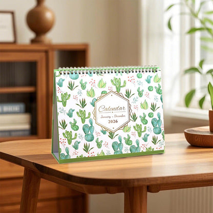 Dmlowu 2026 Desk Calendar - 8x10 inch Desk Calendar 2026-2027, 12 Months Desk Calendar Runs From January 2026 To December 2026, Exquisite Desk Calendar 2026 K