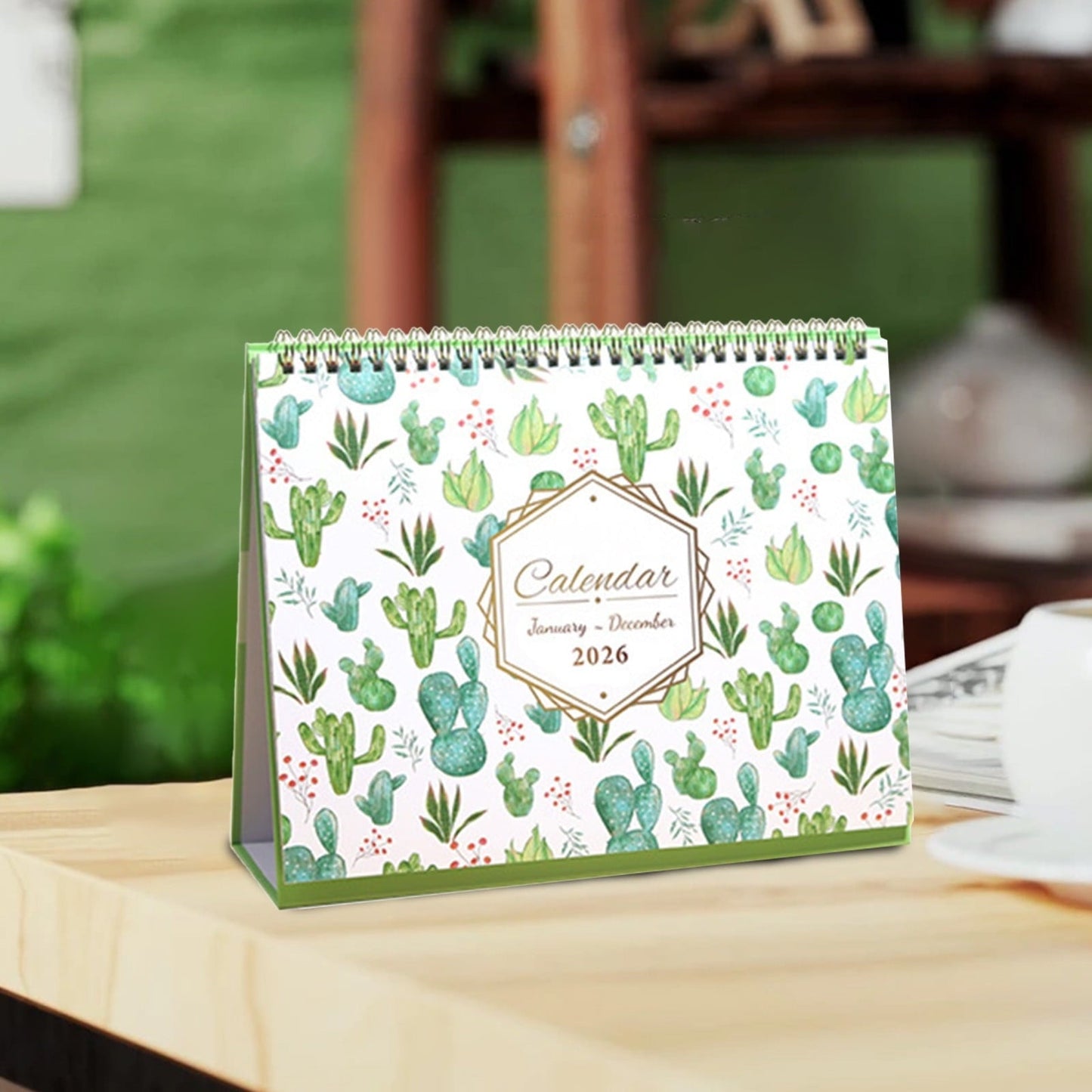 Dmlowu 2026 Desk Calendar - 8x10 inch Desk Calendar 2026-2027, 12 Months Desk Calendar Runs From January 2026 To December 2026, Exquisite Desk Calendar 2026 K