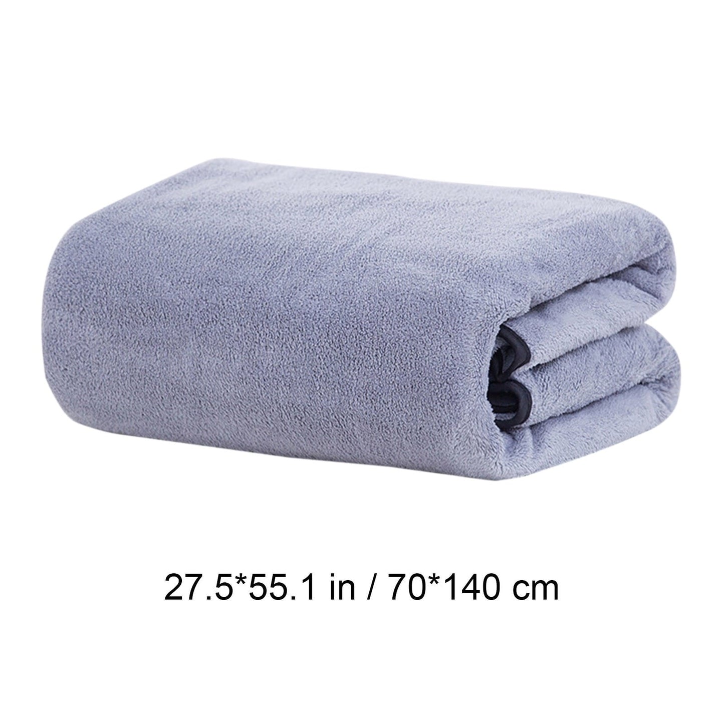 PALIFEUR Extra Large Bath Towels, Soft Highly Absorbent Bath Towels Microfiber Velvet Towels Lightweight Quick Drying Towels for Bathroom Beach, Spa, Shower, Hotel-27.5×55.1"-Gray A_#Gray