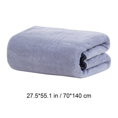 PALIFEUR Extra Large Bath Towels, Soft Highly Absorbent Bath Towels Microfiber Velvet Towels Lightweight Quick Drying Towels for Bathroom Beach, Spa, Shower, Hotel-27.5×55.1"-Gray A_#Gray