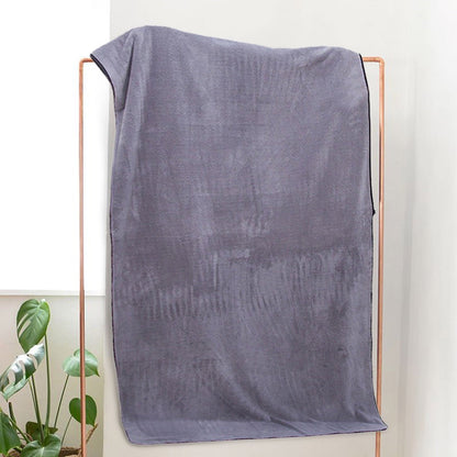 PALIFEUR Extra Large Bath Towels, Soft Highly Absorbent Bath Towels Microfiber Velvet Towels Lightweight Quick Drying Towels for Bathroom Beach, Spa, Shower, Hotel-27.5×55.1"-Gray A_#Gray