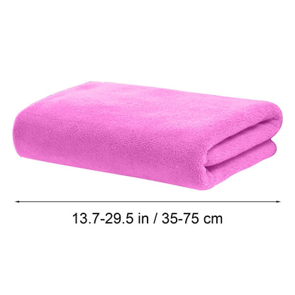PALIFEUR Microfiber Towel 29.5x13.8", 2 PACK Soft Lightweight Bath Towels Quick-Drying Towels Highly Absorbent Wash Cloths, Towels for Bathroom, Body, Gym, Shower, Hotel(White) A_#Hot Pink【2pcs】