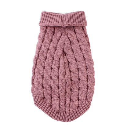 Xuniizn Dog Sweater for Small Medium Dogs, Warm Comfortable Winter Pet Clothes, Cute Knitted Sleeveless Pet Sweaters for Puppies, Cats, Dog Apparel & Accessories M Hot Pink