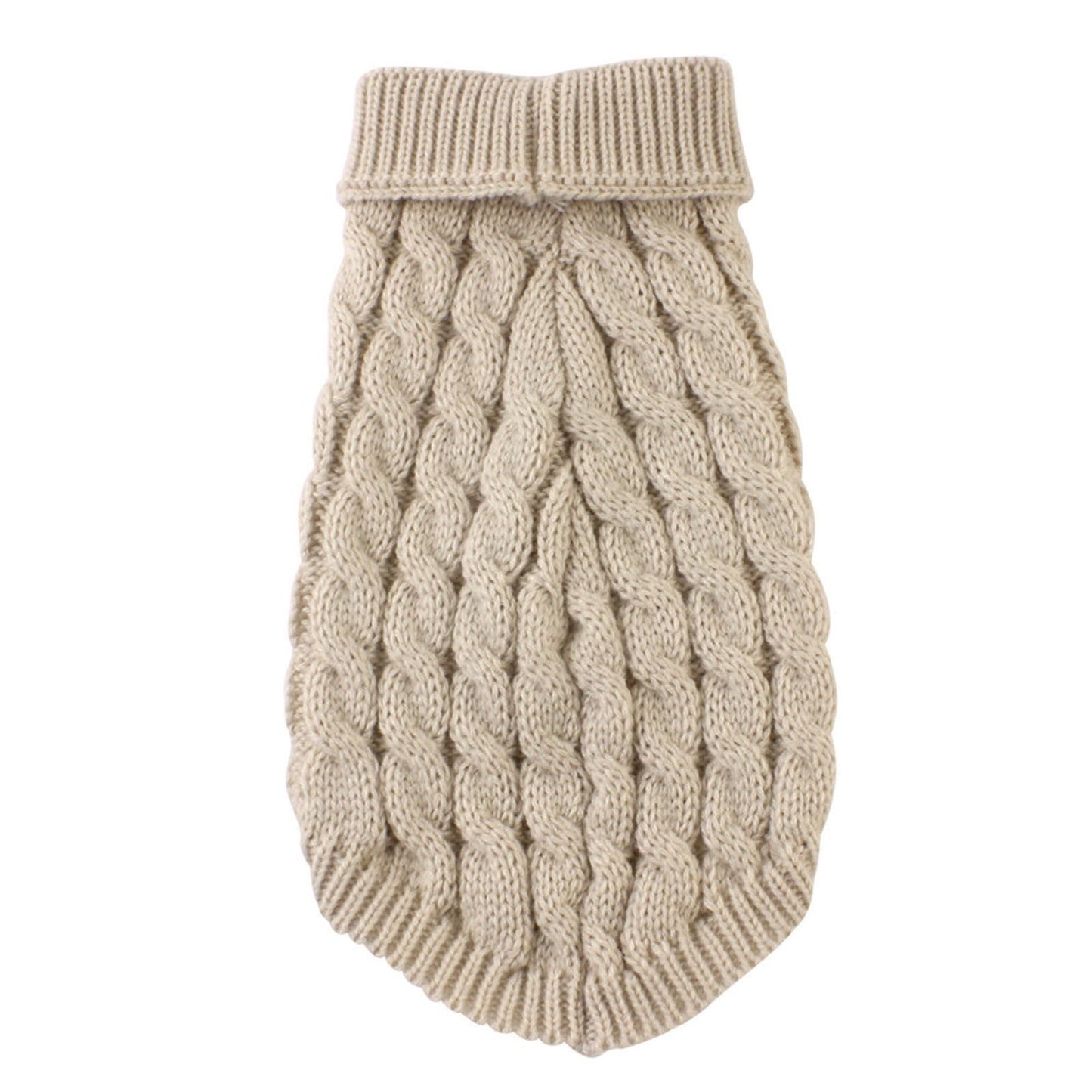Xuniizn Dog Sweater for Small Medium Dogs, Warm Comfortable Winter Pet Clothes, Cute Knitted Sleeveless Pet Sweaters for Puppies, Cats, Dog Apparel & Accessories M Khaki