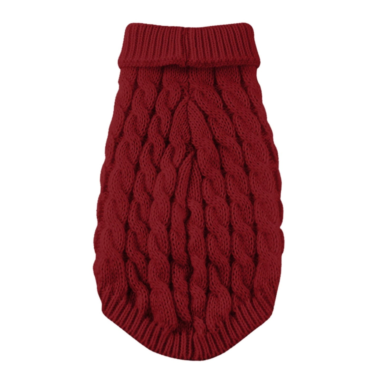 Xuniizn Dog Sweater for Small Medium Dogs, Warm Comfortable Winter Pet Clothes, Cute Knitted Sleeveless Pet Sweaters for Puppies, Cats, Dog Apparel & Accessories L Red