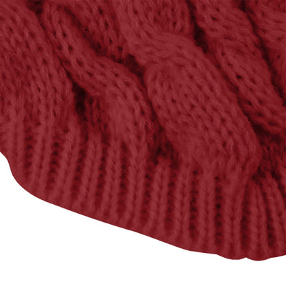 Xuniizn Dog Sweater for Small Medium Dogs, Warm Comfortable Winter Pet Clothes, Cute Knitted Sleeveless Pet Sweaters for Puppies, Cats, Dog Apparel & Accessories L Red