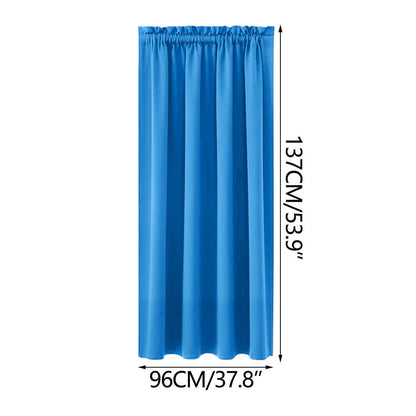 Xuniizn Blackout Curtains for Bedroom Thermal Insulated - 100%Polyester Black Out Curtains 2 Panels Set Room Darkening Window Curtains for Living Room, Light Blue CTN-BU