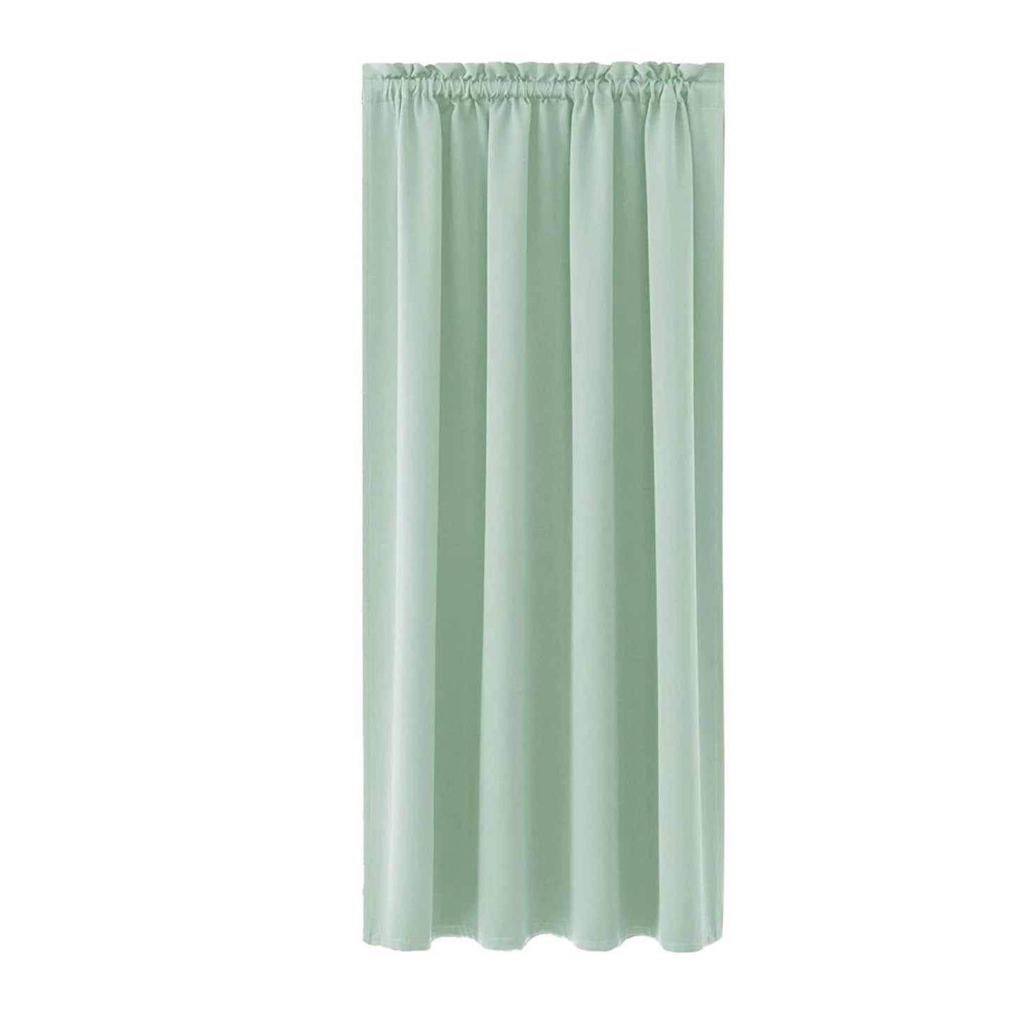 Xuniizn Blackout Curtains for Bedroom Thermal Insulated - 100%Polyester Black Out Curtains 2 Panels Set Room Darkening Window Curtains for Living Room, Light Blue CTN-GN