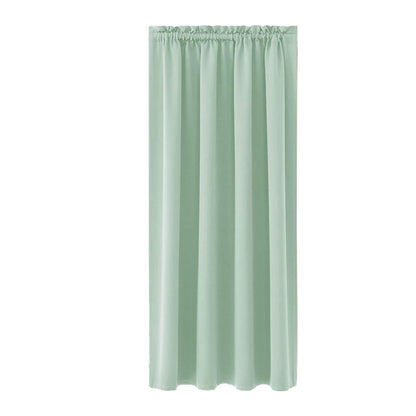 Xuniizn Blackout Curtains for Bedroom Thermal Insulated - 100%Polyester Black Out Curtains 2 Panels Set Room Darkening Window Curtains for Living Room, Light Blue CTN-GN