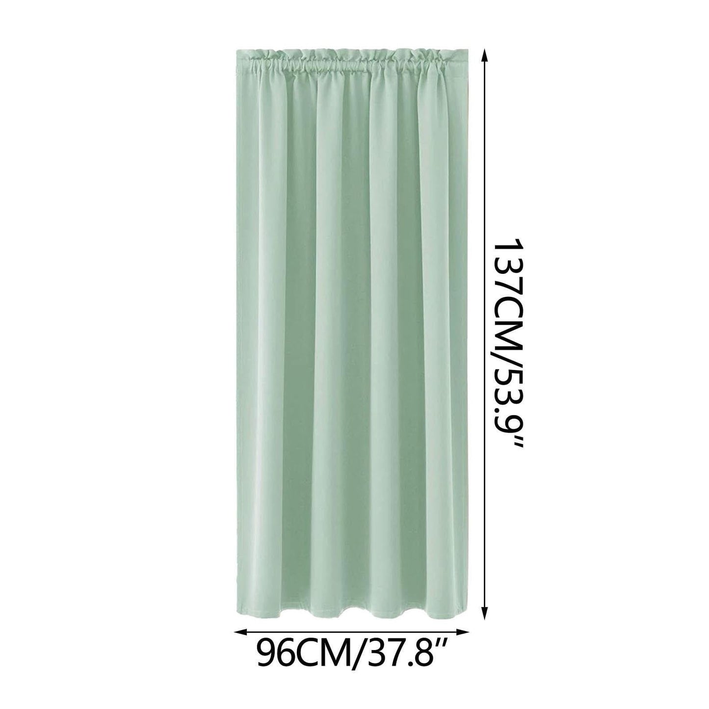 Xuniizn Blackout Curtains for Bedroom Thermal Insulated - 100%Polyester Black Out Curtains 2 Panels Set Room Darkening Window Curtains for Living Room, Light Blue CTN-GN