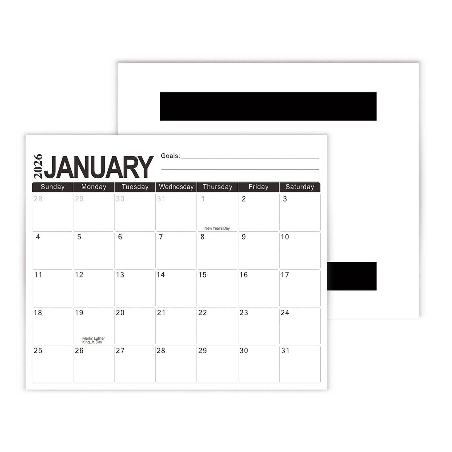 Tyidzon Magnetic Calendar for Refrigerator 2026-2027, 12x10" 18 Month Runs Monthly Fridge Calendar Magnet from Jan 2026 to Jun 2027 for Home School Office C