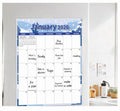 Tyidzon Magnetic Calendar for Refrigerator 2026-2027, 12x10" 18 Month Runs Monthly Fridge Calendar Magnet from Jan 2026 to Jun 2027 for Home School Office Snow