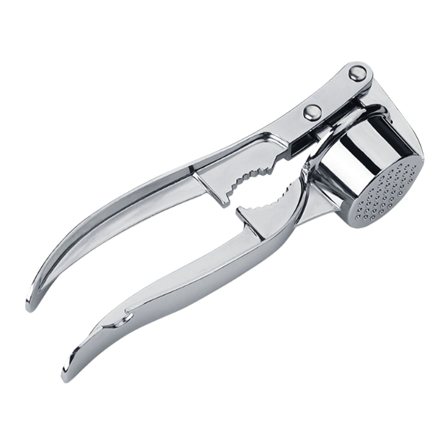 Stainless Steel Garlic Press Rocker, Garlic Mincer With Studs, Heavy Duty Garlic Chopper, Effective Garlic Peeler, Easy to Clean Kitchen Gadget for Minced Garlic, Dishwasher Safe 【500+ bought since yesterday】B