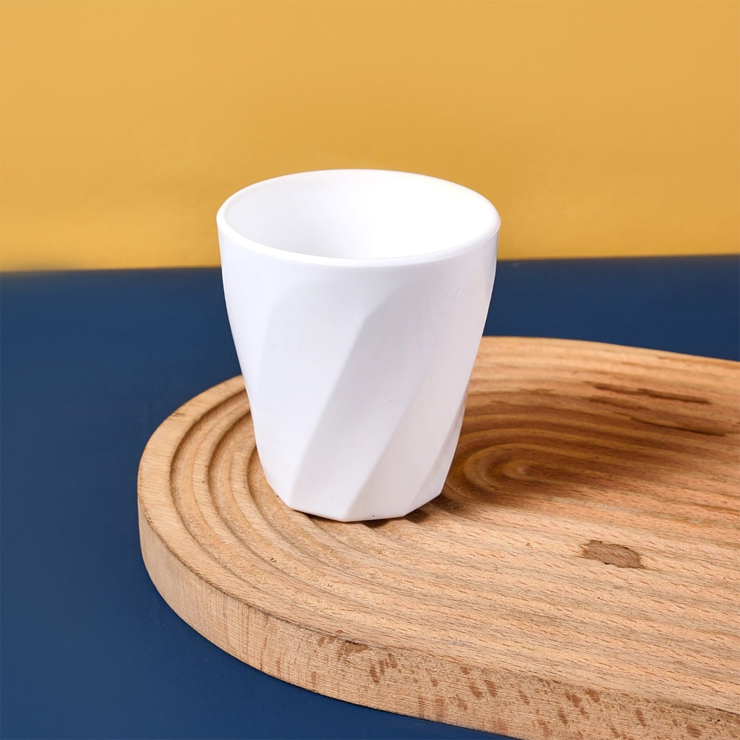 Tyidzon Unbreakable Plastic Cups Reusable Multi-Purpose Plastic Cups, Drinking Cup for Kitchen, Bpa-Free, Dishwasher and Microwave Safe White.