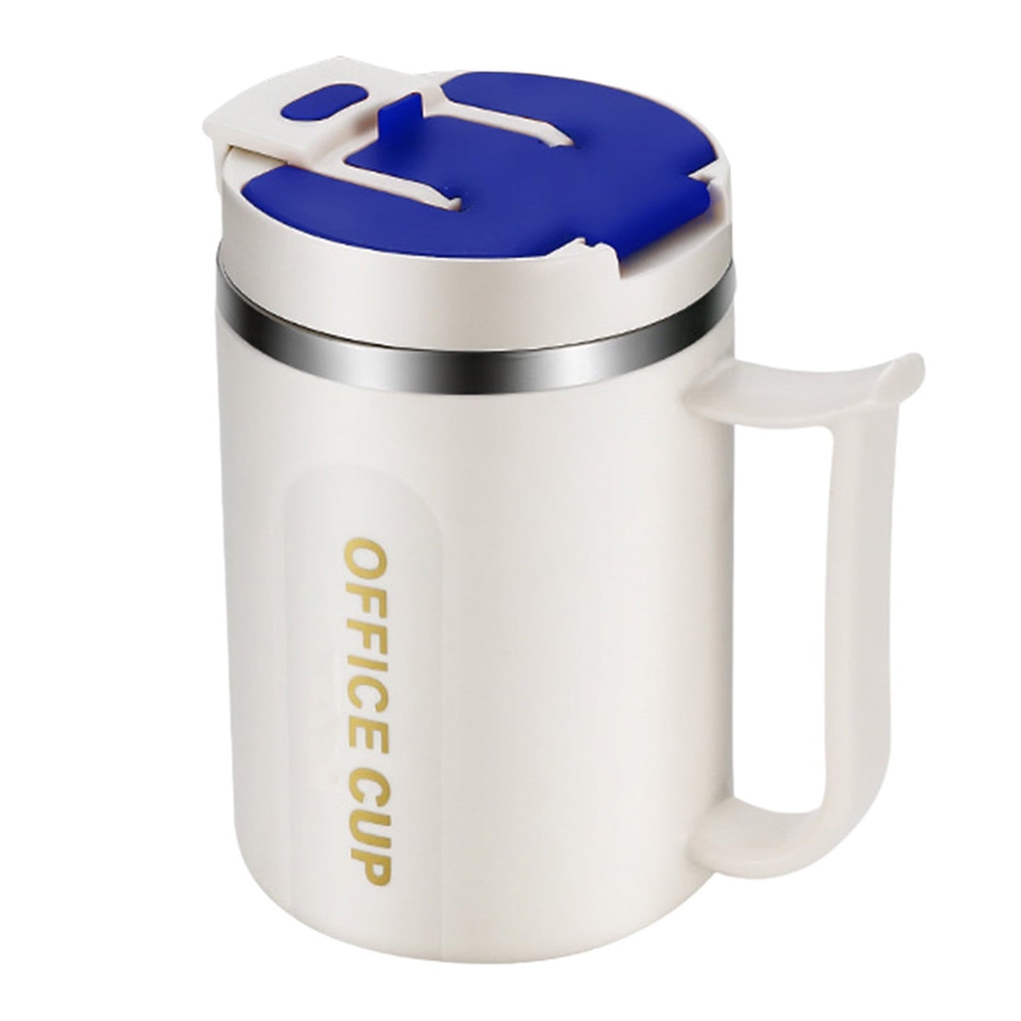 Insulated Coffee Mug with Handle & Lid - 17oz Stainless Steel Travel Tumbler, Double Wall Vacuum (Black) by PALIFEUR 14_【Outdoor Ready】 Shockproof Camping Coffee Cup