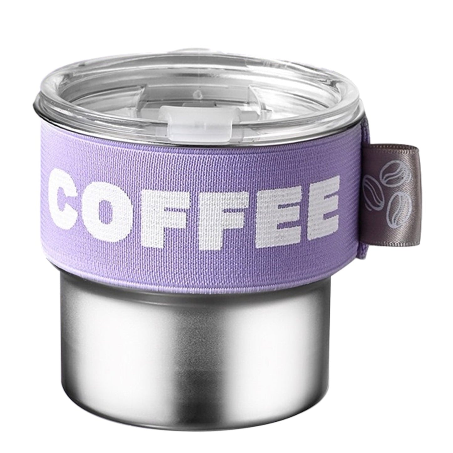 Tyidzon Insulated Coffee Mug, 20oz Stainless Steel Tumbler with Slider Lid Travel Coffee Cups with Handle for Camping Office Home, Blue ZA_#Purple