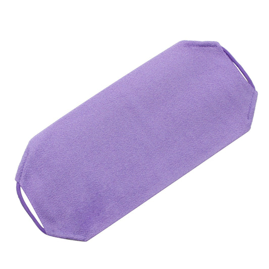 Tyidzon Exfoliating Back Scrubber with Handles, 17.7 Inch Double-Sided Back Exfoliator Body Scrub Towel, Exfoliating Washcloth Bath Tool for Use in Shower, Back Washer to Clean Your Skin for Women Purple