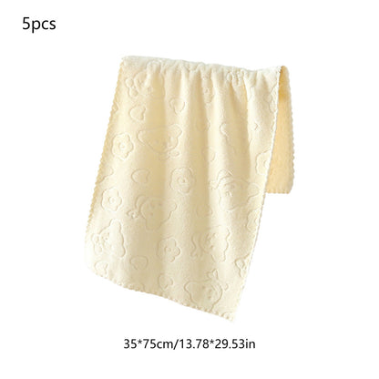 5Pcs Bathroom Hand Towels, 14x30" 600 GSM 100% Cotton - Ultra Soft & Highly Absorbent Face Towels, Hotel Spa Quality by PALIFEUR 05_New Launch 2026_Spa Quality - 20% OFF_White