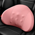 LSLJS Lumbar Cushion Memory Foam Lumbar Support Pillow for Car - Mid/Lower Back Support Cushion - for Car Seat, Office Chair, Car Lumbar Support Cute Car Pandas Lumbar Pillow Car Interior Supplies A-Pink