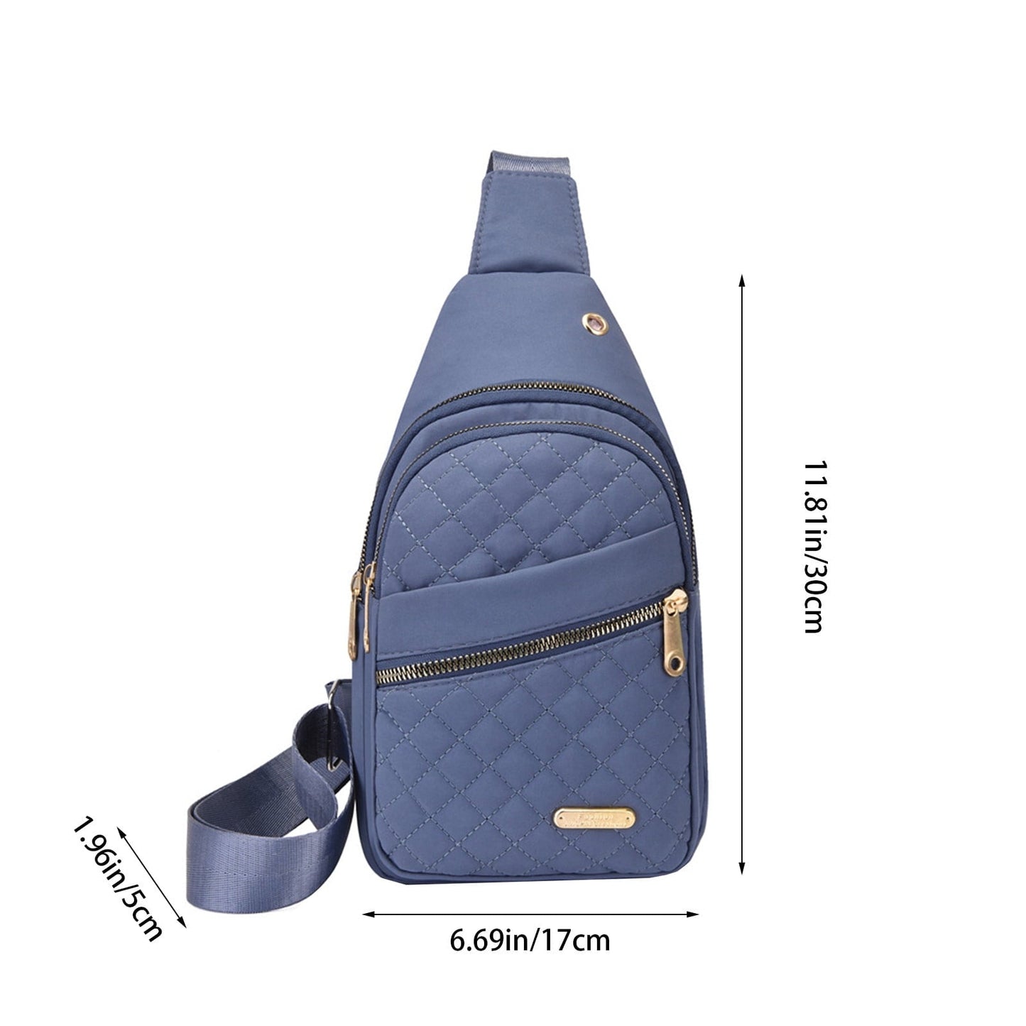 Suncoda Sling Bag for Women, Crossbody Sling Backpack Small Sling Bag Multipurpose Crossbody Shoulder Bag Travel Hiking Backpack, Sling Bag for Men #1-Blue