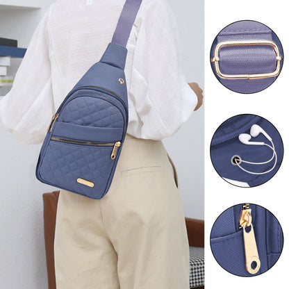 Suncoda Sling Bag for Women, Crossbody Sling Backpack Small Sling Bag Multipurpose Crossbody Shoulder Bag Travel Hiking Backpack, Sling Bag for Men #1-Blue