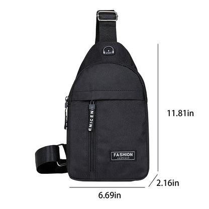 Suncoda Sling Bag for Women, Crossbody Sling Backpack Small Sling Bag Multipurpose Crossbody Shoulder Bag Travel Hiking Backpack, Sling Bag for Men #2-Black