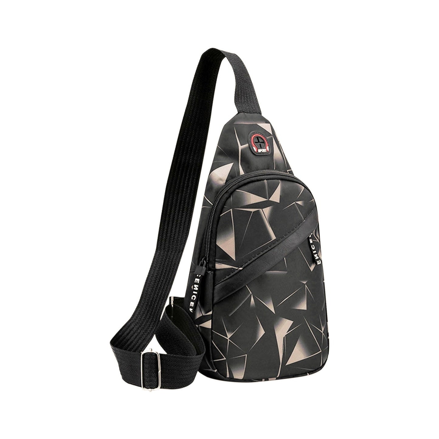 Suncoda Sling Bag for Women, Crossbody Sling Backpack Small Sling Bag Multipurpose Crossbody Shoulder Bag Travel Hiking Backpack, Sling Bag for Men #4-Coffee