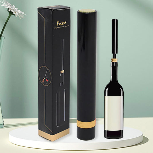 JWDX Bottle Opener Clearance, Innovative Needle Air Pressure Stylish Wine Opener Portable Home Quick Opening Tool Designed for Those Pursuing Taste. Gold
