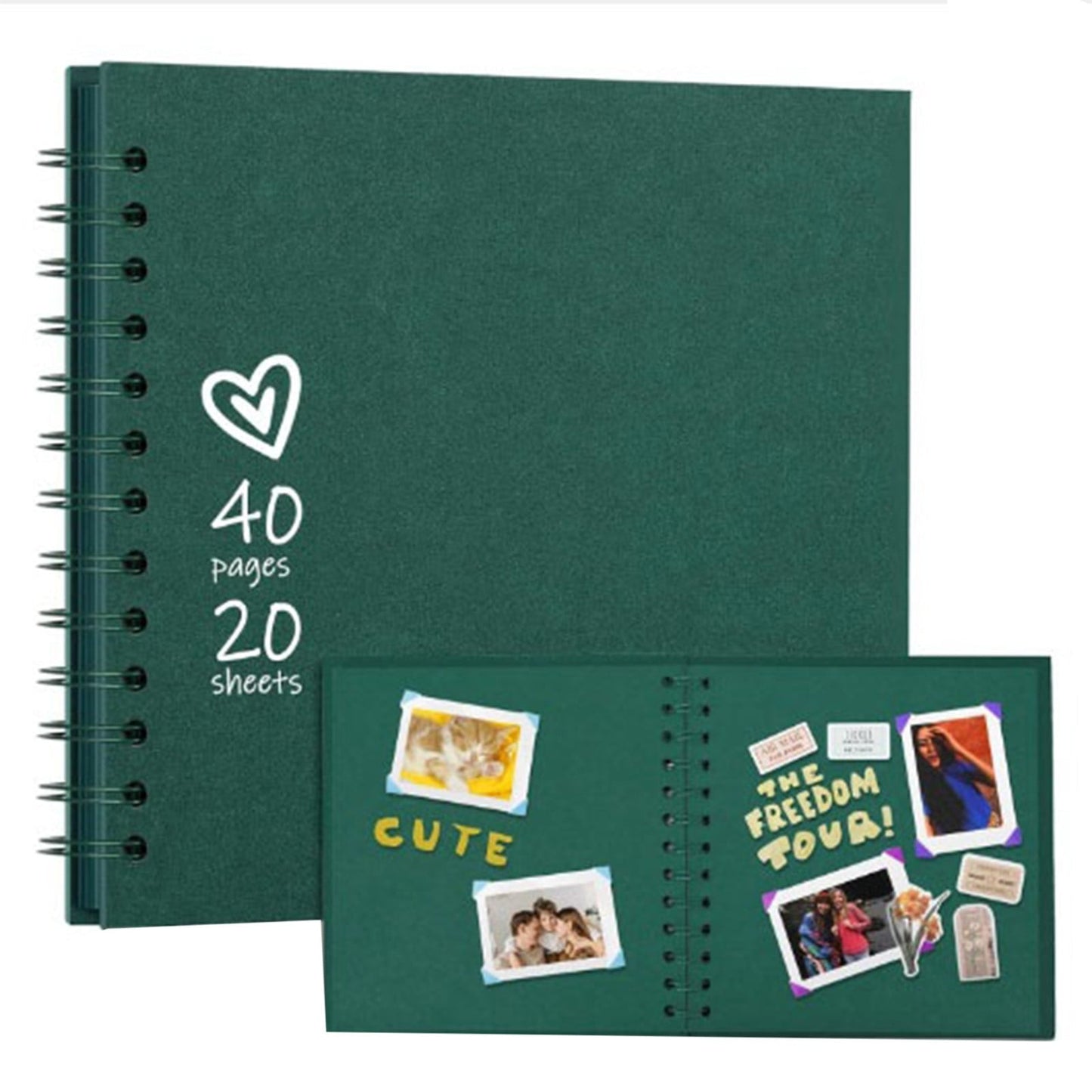 Greeting Card Clearance! JWDX (Green) Diy Wedding Baby Scrapbook Album, Create Your Own Diy Wedding and Baby Scrapbook Photo Albums The Perfect Way To Remember The Beautiful Moments! B.