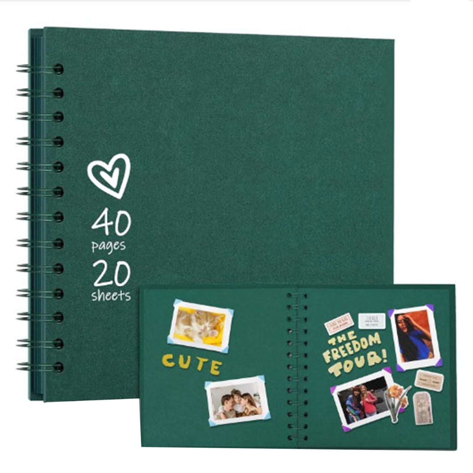 Greeting Card Clearance! JWDX (Green) Diy Wedding Baby Scrapbook Album, Create Your Own Diy Wedding and Baby Scrapbook Photo Albums The Perfect Way To Remember The Beautiful Moments! B.
