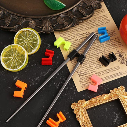Clearance! Kitchen Utensils Set Eguiwyn Chopsticks Assistant Reusable Training Chopstick Hinge Connectors for Children and Adults 5Pcs Training Chopsticks Hinge Connector Black 3-Black