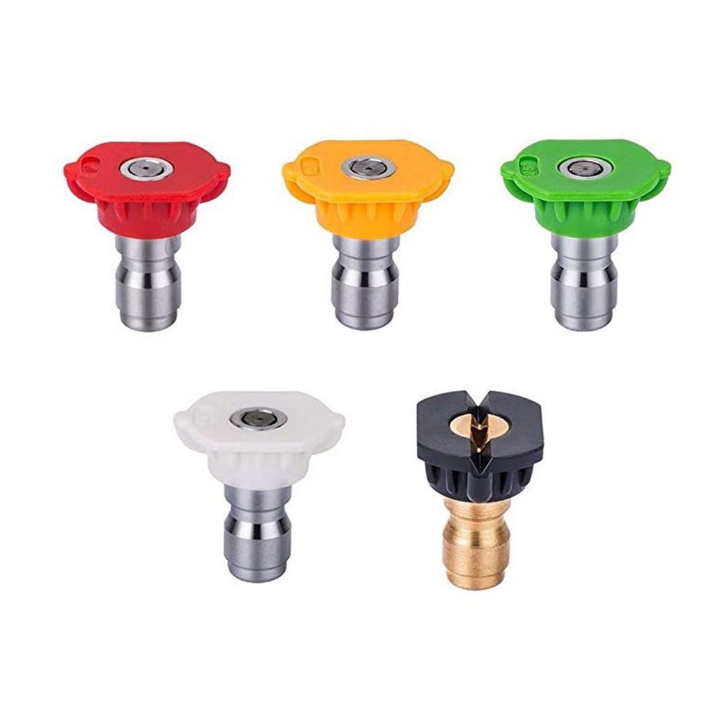 Reduced Price! Adapter Eguiwyn Quick-Connect Nozzle Tool Pressure Washer Spray Nozzle Tips Multiple Degree High Pressure Nozzle Water Gun Quick Connect Nozzle 1.0 Hole Large Fan-Shaped Black 2-E