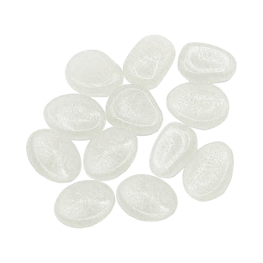 JWDX Fluorescent Stone Clearance! Glowing Stone 12Pcs White Clearance Sale, Garden Pebbles Glow Stones Rocks Luminous Pebbles for Walkways Outdoor Decor White