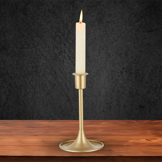 JWDX Candlestick, European Style Candle Holder Ornaments, Candlestick Holders Taper Candle Holders Stick Candle Holder for Table Centerpiece Wedding Reception Festive Christmas Mantel Decoration Z8-A.
