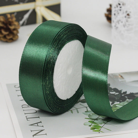 Eguiwyn Wrapping Paper with Dogs Warehouse Sale Colored Satin Ribbon Green Home Decor Packaging Case Cloth Green 3.51*3.51*1.17 Inch Green